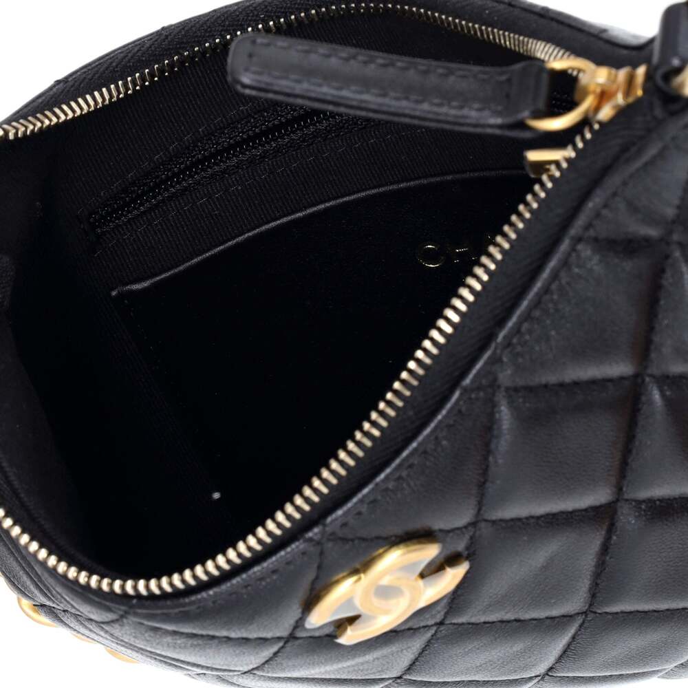 Chanel Cc Chain Around Hobo Quilted #242884C49B - Picture 5 of 6